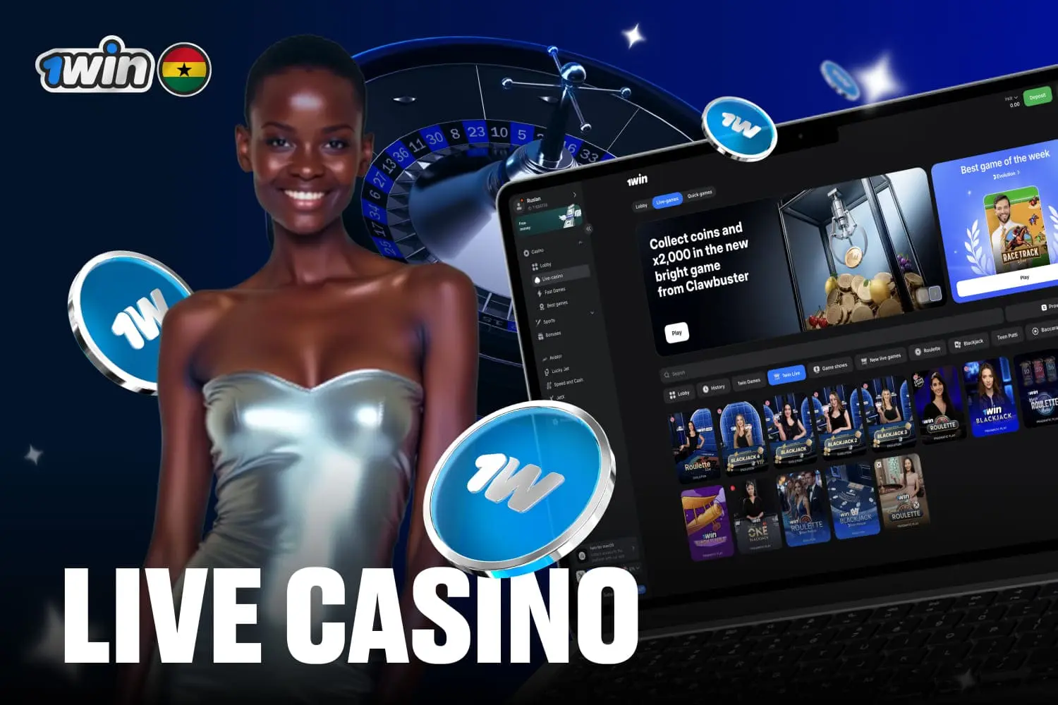 1win live casino